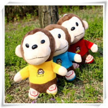 Pingente de brinquedos de pelúcia macaco para promoção